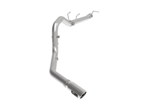 Afe - Advance Flow Engineering - 49-43116NM-P | AFE Power Apollo GT Series 3-1/2 IN Stainless Steel Axle-Back Exhaust System w/ Polish Tip (2017-2024 F250, F350 Super Duty V8-6.2/7.3L)