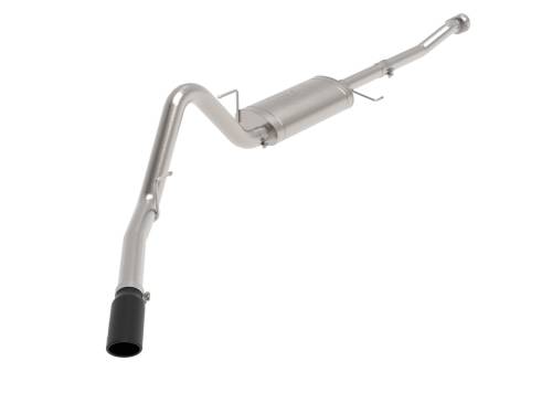 Afe - Advance Flow Engineering - 49-43125-B | AFE Power Apollo GT Series 3 IN to 3-1/2 IN 409 SS Cat-Back Exhaust System w/ Black Tip (2021-2024 F150 Pickup V6-2.7L/3.5L tt/V8-5.0L)