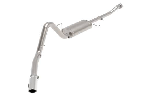 Afe - Advance Flow Engineering - 49-43125-P | AFE Power Apollo GT Series 3 IN to 3-1/2 IN 409 SS Cat-Back Exhaust System w/ Polish Tip (2021-2024 F150 Pickup V6-2.7L/3.5L tt/V8-5.0L)