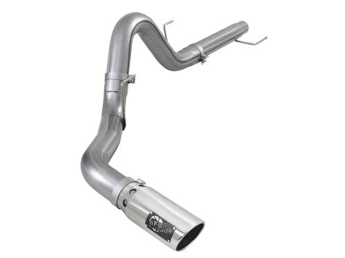 Afe - Advance Flow Engineering - 49-43143-P | AFE Power Large Bore-HD 4 IN 409 Stainless Steel DPF-Back Exhaust System w/ Polished Tip (2021-2021 F150 Pickup V6-3.0L td )