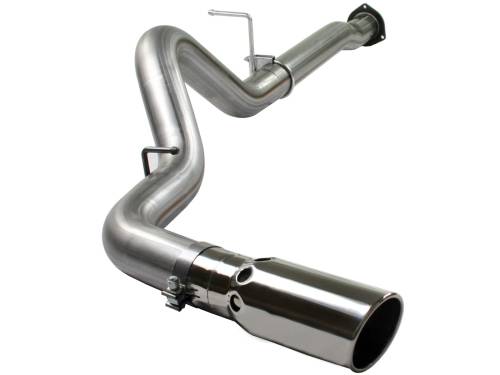 Afe - Advance Flow Engineering - 49-44004 | AFE Power Large Bore-HD 4 IN 409 Stainless Steel DPF-Back Exhaust System (2007-2010 Silverado, Sierra 1500 V8-6.6L td)