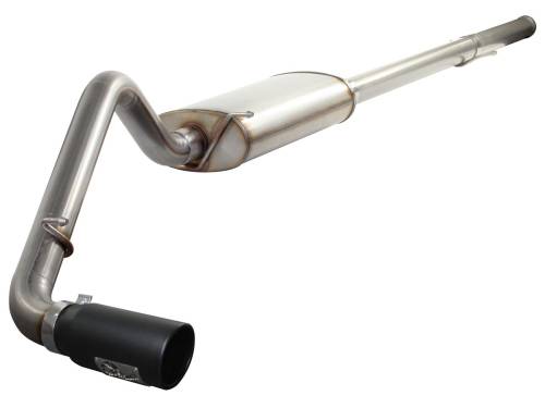 Afe - Advance Flow Engineering - 49-44016-B | AFE Power MACH Force-Xp 3 IN 409 Stainless Steel Cat-Back Exhaust System w/Black Tip (2009-2013 Silverado, Sierra 1500 V6-4.3L/V8-4.8L/5.3L)