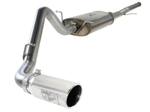 Afe - Advance Flow Engineering - 49-44038-P | AFE Power MACH Force-Xp 3 IN 409 Stainless Steel Cat-Back Exhaust System w/Polished Tip (2014-2019 Silverado, Sierra 1500 V8-5.3L)