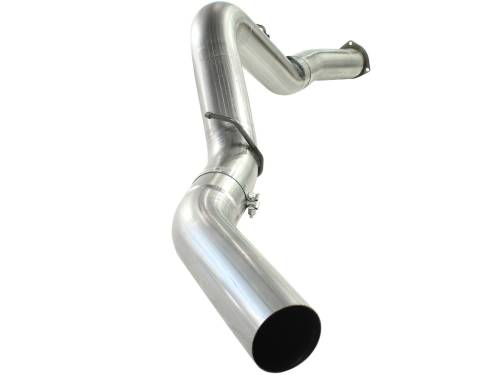 Afe - Advance Flow Engineering - 49-44040 | AFE Power Large Bore-HD 5 IN 409 Stainless Steel DPF-Back Exhaust System (2007-2010 Silverado, Sierra 2500 HD, 3500 HD V8-6.6L td)