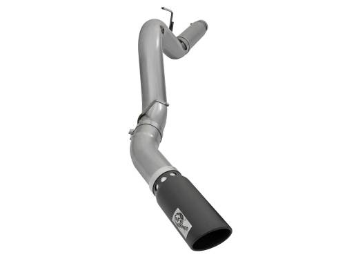 Afe - Advance Flow Engineering - 49-44081-B | AFE Power Large Bore-HD 5 IN 409 Stainless Steel DPF-Back Exhaust System w/Black Tip (2016-2016 Silverado, Sierra 2500 HD, 3500 HD V8-6.6L td)