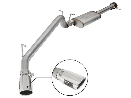 Afe - Advance Flow Engineering - 49-44097-P | AFE Power MACH Force-Xp 3 IN 409 Stainless Steel Cat-Back Exhaust System w/ Polished Tip (2017-2021 Colorado V6-3.6L)