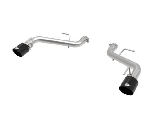 Afe - Advance Flow Engineering - 49-44118-B | AFE Power MACH Force-Xp 2-1/2 IN 409 Stainless Steel Axle-Back Exhaust System Black (2016-2024 Camaro SS V8-6.2L)
