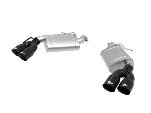 Afe - Advance Flow Engineering - 49-44119-B | AFE Power MACH Force-Xp 2-1/2 IN 409 Stainless Steel Axle-Back Exhaust System Black (2016-2024 Camaro SS V8-6.2L)