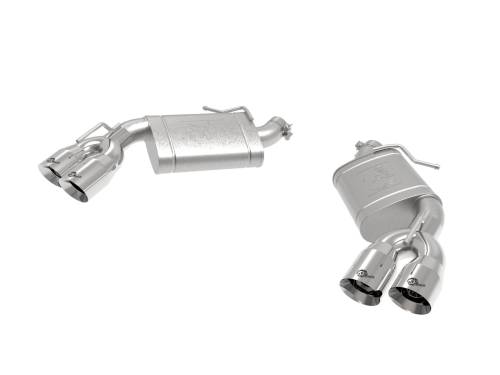 Afe - Advance Flow Engineering - 49-44119-P | AFE Power MACH Force-Xp 2-1/2 IN 409 Stainless Steel Axle-Back Exhaust System Polished (2016-2024 Camaro SS V8-6.2L)