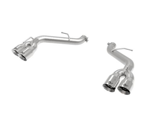 Afe - Advance Flow Engineering - 49-44119NM-P | AFE Power MACH Force-Xp 2-1/2 IN 409 Stainless Steel Axle-Back Exhaust System Polished (2016-2024 Camaro SS V8-6.2L)