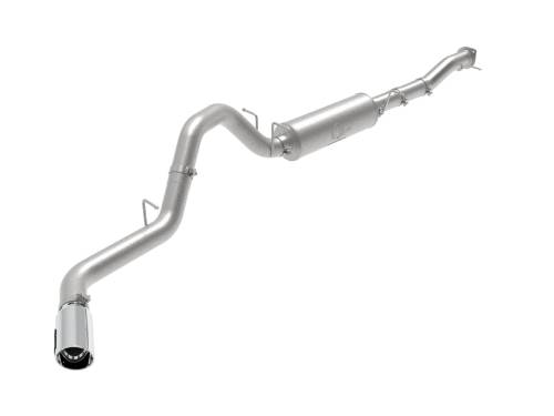 Afe - Advance Flow Engineering - 49-44122-P | AFE Power Apollo GT Series 4 IN 409 Stainless Steel Cat-Back Exhaust System w/ Polish Tip (2020-2024 Silverado, Sierra 2500 HD, 3500 HD V8-6.6L)
