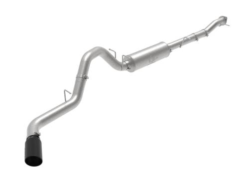 Afe - Advance Flow Engineering - 49-44123-B | AFE Power Apollo GT Series 4 IN 409 Stainless Steel Cat-Back Exhaust System w/ Black Tip (2020-2024 Silverado, Sierra 2500 HD, 3500 HD V8-6.6L)