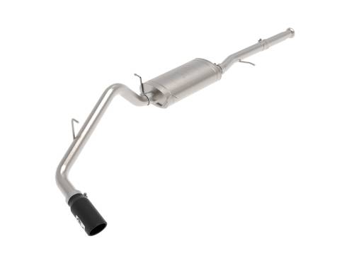 Afe - Advance Flow Engineering - 49-44136-B | AFE Power Apollo GT Series 3 IN 409 Stainless Steel Cat-Back Exhaust System w/ Black Tip (2009-2018 Silverado, Sierra 1500 V6-4.3L/V8-4.8/5.3L)