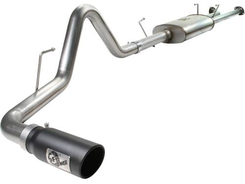 Afe - Advance Flow Engineering - 49-46006-B | AFE Power MACH Force-Xp 3 IN 409 Stainless Steel Cat-Back Exhaust System w/Black Tip (2007-2009 Tundra V8-5.7L)