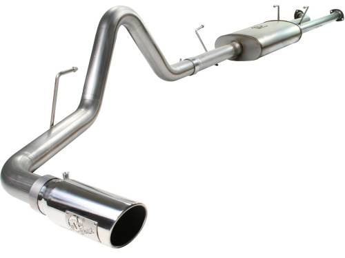 Afe - Advance Flow Engineering - 49-46006-P | AFE Power MACH Force-Xp 3 IN 409 Stainless Steel Cat-Back Exhaust System w/Polished Tip (2007-2009 Tundra V8-5.7L)