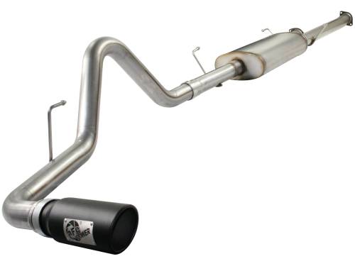Afe - Advance Flow Engineering - 49-46008-B | AFE Power MACH Force-Xp 3 IN 409 Stainless Steel Cat-Back Exhaust System w/Black Tip (2010-2021 Tundra V8-5.7L)