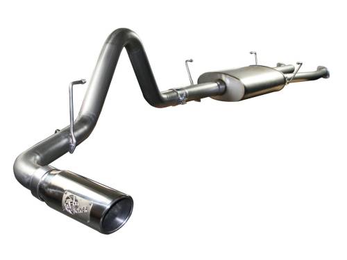 Afe - Advance Flow Engineering - 49-46009-P | AFE Power MACH Force-Xp 2-1/2 IN to 3 IN 409 Stainless Steel Cat-Back Exhaust w/Polish Tip (2007-2009 Tundra V8-4.7L)