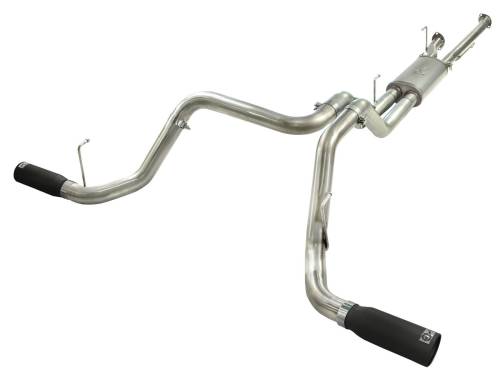 Afe - Advance Flow Engineering - 49-46014-B | AFE Power MACH Force-Xp 2-1/2 IN to 3 IN 409 Stainless Steel Cat-Back Exhaust w/ Black Tip (2010-2021 Tundra V8-5.7L)