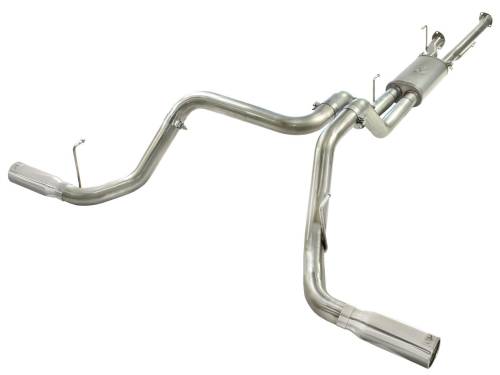 Afe - Advance Flow Engineering - 49-46014-P | AFE Power MACH Force-Xp 2-1/2 IN to 3 IN 409 Stainless Steel Cat-Back Exhaust w/Polish Tip (2010-2021 Tundra V8-5.7L)