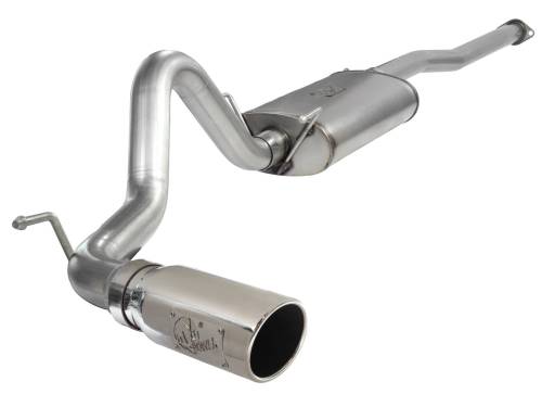 Afe - Advance Flow Engineering - 49-46022-P | AFE Power MACH Force-Xp 3 IN 409 Stainless Steel Cat-Back Exhaust System w/Polished Tip (2013-2015 Tacoma V6-4.0L)