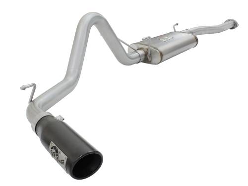Afe - Advance Flow Engineering - 49-46024-B | AFE Power MACH Force-Xp 2-1/2 IN 409 Stainless Steel Cat-Back Exhaust System w/Black Tip (2013-2015 Tacoma L4-2.7L)