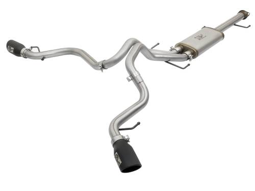 Afe - Advance Flow Engineering - 49-46029-B | AFE Power MACH Force-Xp 3 IN to 2-1/2 IN 409 Stainless Steel Cat-Back Exhaust w/ Black Tip (2007-2018 FJ Cruiser V6-4.0L)