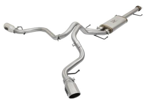 Afe - Advance Flow Engineering - 49-46029-P | AFE Power MACH Force-Xp 2-1/2 IN to 3 IN 409 Stainless Steel Cat-Back Exhaust w/Polish Tip (2007-2018 FJ Cruiser V6-4.0L)