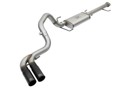 Afe - Advance Flow Engineering - 49-46030-B | AFE Power Rebel Series 3 IN Cat-Back Exhaust System w/ Mid-Side Exit Black Tips (2007-2018 FJ Cruiser V6-4.0L)