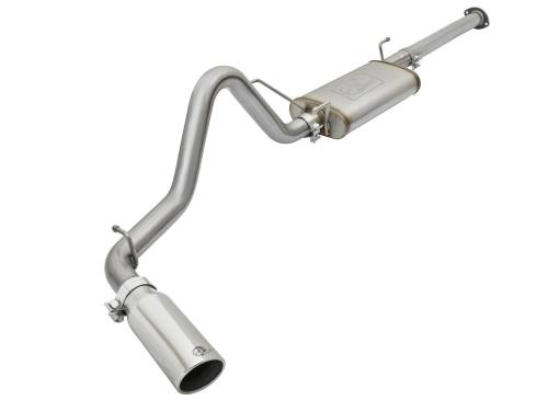 Afe - Advance Flow Engineering - 49-46031-P | AFE Power MACH Force-Xp 2-1/2 IN 409 Stainless Steel Cat-Back Exhaust System w/Polished Tip (2005-2012 Tacoma L4-2.7L)