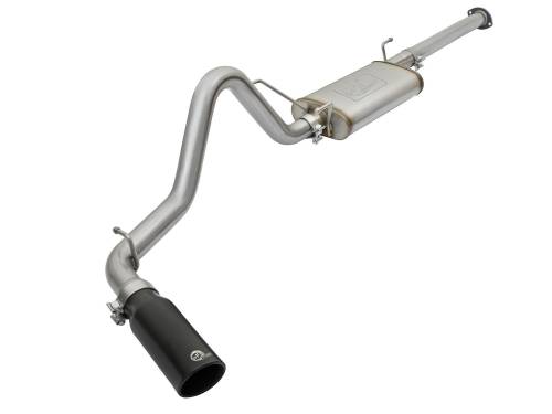Afe - Advance Flow Engineering - 49-46031-B | AFE Power MACH Force-Xp 2-1/2 IN 409 Stainless Steel Cat-Back Exhaust System w/Black Tip (2005-2012 Tacoma L4-2.7L)