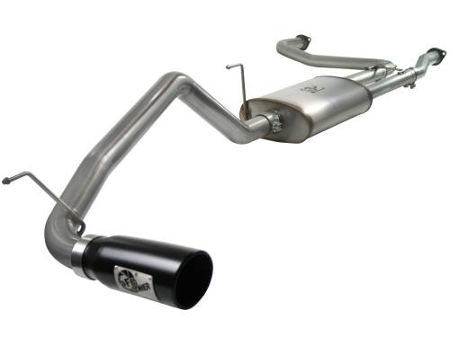 Afe - Advance Flow Engineering - 49-46102-B | AFE Power MACH Force-Xp 2-1/2 IN to 3 IN 409 Stainless Steel Cat-Back Exhaust w/ Black Tip (2004-2015 Titan V8-5.6L)
