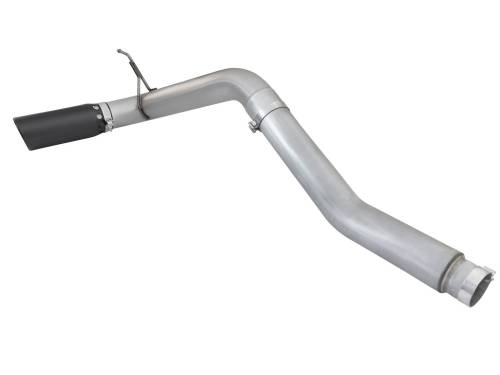 Afe - Advance Flow Engineering - 49-46112-B | AFE Power Large Bore-HD 5 IN DPF-Back Stainless Steel Exhaust System w/Black Tip (2016-2019 Titan XD V8-5.0L td)