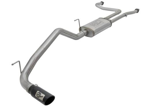 Afe - Advance Flow Engineering - 49-46125-B | AFE Power MACH Force-Xp 2-1/2" Cat-Back Exhaust System w/ Black Tip (2017-2024 Titan A61 V8-5.6L)