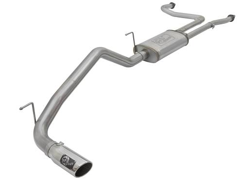 Afe - Advance Flow Engineering - 49-46125-P | AFE Power MACH Force-Xp 2-1/2" Cat-Back Exhaust System w/ Polished Tip (2017-2024 Titan A61 V8-5.6L)