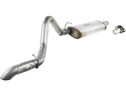 Afe - Advance Flow Engineering - 49-46223 | AFE Power MACH Force-Xp 2-1/2 IN 409 Stainless Steel Cat-Back Exhaust System (1997-2006 Wrangler TJ L6-4.0L)