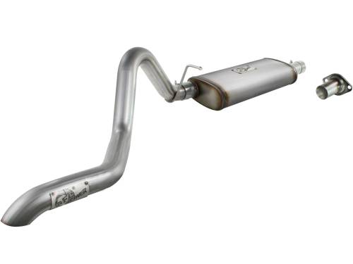 Afe - Advance Flow Engineering - 49-46225 | AFE Power MACH Force-Xp 2-1/2 IN 409 Stainless Steel Cat-Back Exhaust System (1987-2001 Cherokee XJ L6-4.0L)