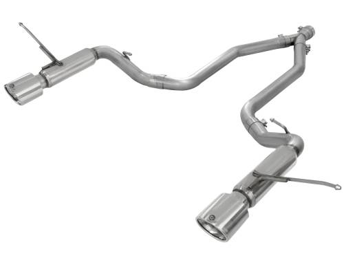 Afe - Advance Flow Engineering - 49-46234 | AFE Power Large Bore-HD 2-1/2 IN 409 Stainless Steel DPF-Back Exhaust System (2014-2016 Grand Cherokee WK2 V6-3.0L td)