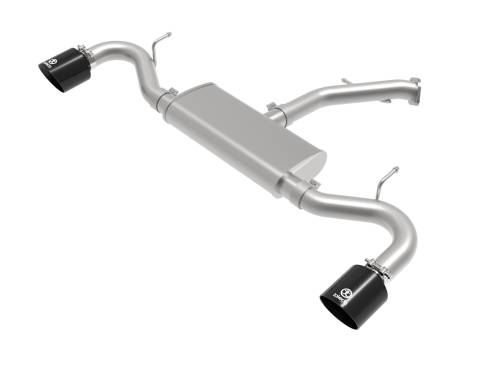 Afe - Advance Flow Engineering - 49-47016-B | AFE Power Takeda 2-1/2 IN 409 Stainless Steel Axle-Back Exhaust w/ Black Tips (2018-2020 Elantra GT L4-1.6L t)