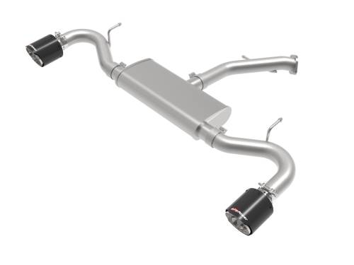 Afe - Advance Flow Engineering - 49-47016-C | AFE Power Takeda 2-1/2 IN 409 Stainless Steel Axle-Back Exhaust w/ Carbon Fiber Tips (2018-2020 Elantra GT L4-1.6L t)