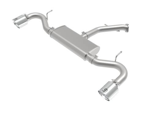 Afe - Advance Flow Engineering - 49-47016-P | AFE Power Takeda 2-1/2 IN 409 Stainless Steel Axle-Back Exhaust w/ Polished Tips (2018-2020 Elantra GT L4-1.6L t)