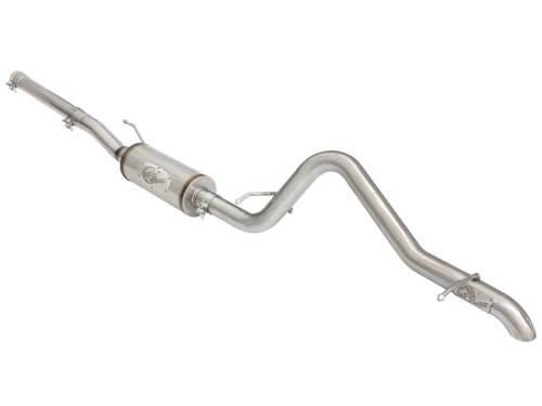 Afe - Advance Flow Engineering - 49-48055 | AFE Power MACH Force-Xp 2-1/2 IN 409 Stainless Steel Cat-Back Exhaust w/14 IN muffler (2007-2018 Wrangler JK V6-3.6L/3.8L)