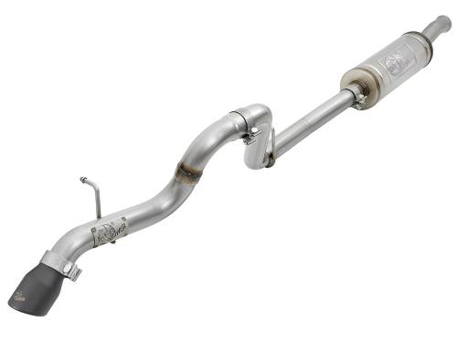 Afe - Advance Flow Engineering - 49-48065-1B | AFE Power MACH Force-Xp 2-1/2 IN 409 Stainless Steel Cat-Back Hi-Tuck Exhaust System (2018-2024 Wrangler JL V6-3.6L)