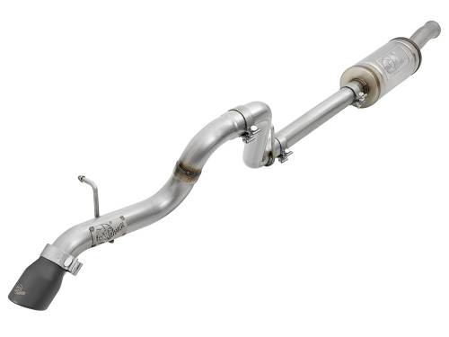 Afe - Advance Flow Engineering - 49-48075-B | AFE Power MACH Force-Xp 2-1/2 IN 409 Stainless Steel Axle-Back Hi-Tuck Exhaust Black (2018-2024 Wrangler JL V6-3.6L)