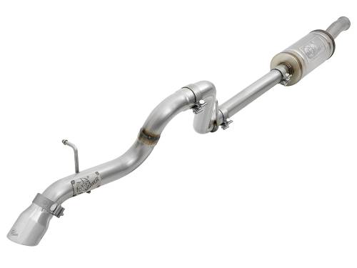 Afe - Advance Flow Engineering - 49-48075-P | AFE Power MACH Force-Xp 2-1/2 IN 409 Stainless Steel Axle-Back Hi-Tuck Exhaust Polished (2018-2024 Wrangler JL V6-3.6L)
