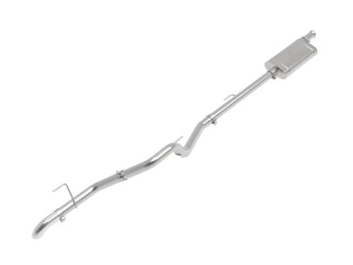 Afe - Advance Flow Engineering - 49-48088 | AFE Power Apollo GT Series 2-1/2 IN 409 Stainless Steel Cat-Back Hi-Tuck Exhaust System (2020-2024 Gladiator JT V6-3.6L)