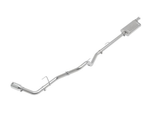 Afe - Advance Flow Engineering - 49-48089-P | AFE Power Apollo GT Series 2-1/2 IN Stainless Steel Cat-Back Exhaust System w/ Polish Tip (2020-2024 Gladiator JT V6-3.6L)