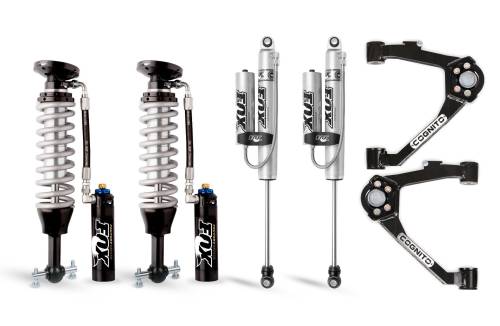 Cognito Motorsports - 210-P1012 | Cognito 3 Inch Elite Leveling Kit With Fox FSRR Shocks (2007-2018 Silverado,  Sierra 1500 2WD/4WD With OEM Cast Steel Control Arm)