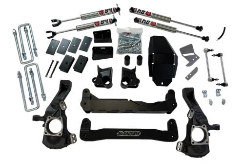 McGaughys Suspension Parts - 52452 | McGaughys 4 Inch Lift Kit, 2020-2025 GM Truck 2500