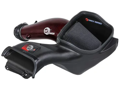 Afe - Advance Flow Engineering - 57-10030KR | AFE Power Track Series Red Kevlar Carbon Fiber Cold Air Intake System With Black Pro 5R Filter For Ford F-150 Raptor R V8 5.2L (2023-2024)