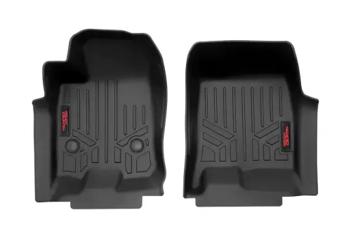 Rough Country - M-2131 | Rough Country Floor Mats For Chevrolet Colorado / GMC Canyon | Front Row